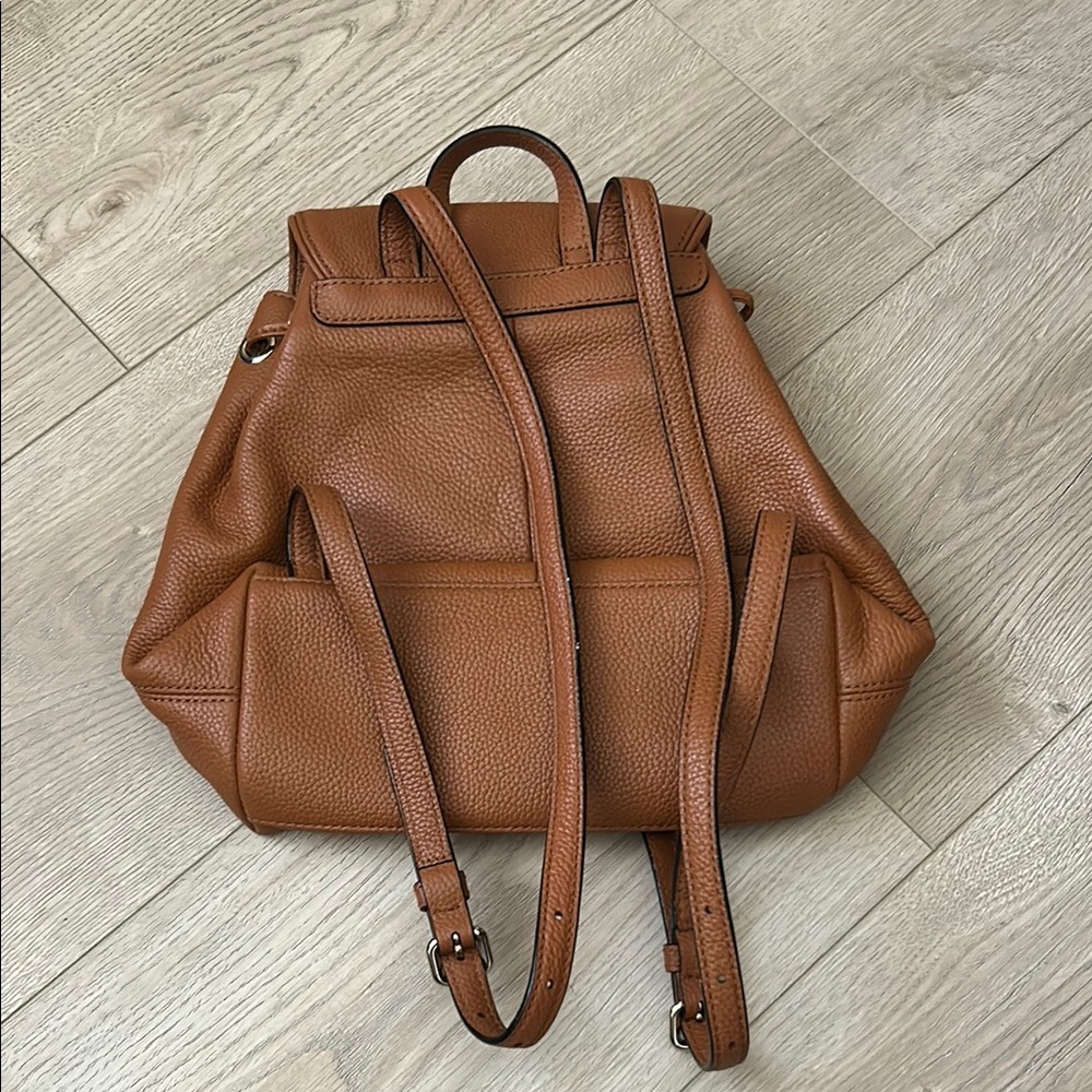 Kate Spade Tan Leather Backpack - Picture 2 of 3